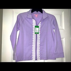 Lilly Pulitzer Little Leona zip up, size XL
